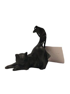 Cracker Barrel 2025 Black Cat Stretching Ornament